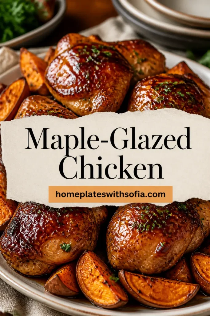 Maple-Glazed Chicken with Sweet Potatoes