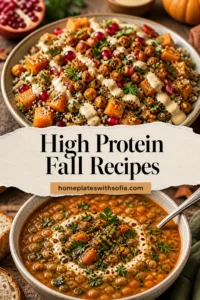 High Protein Fall Recipes