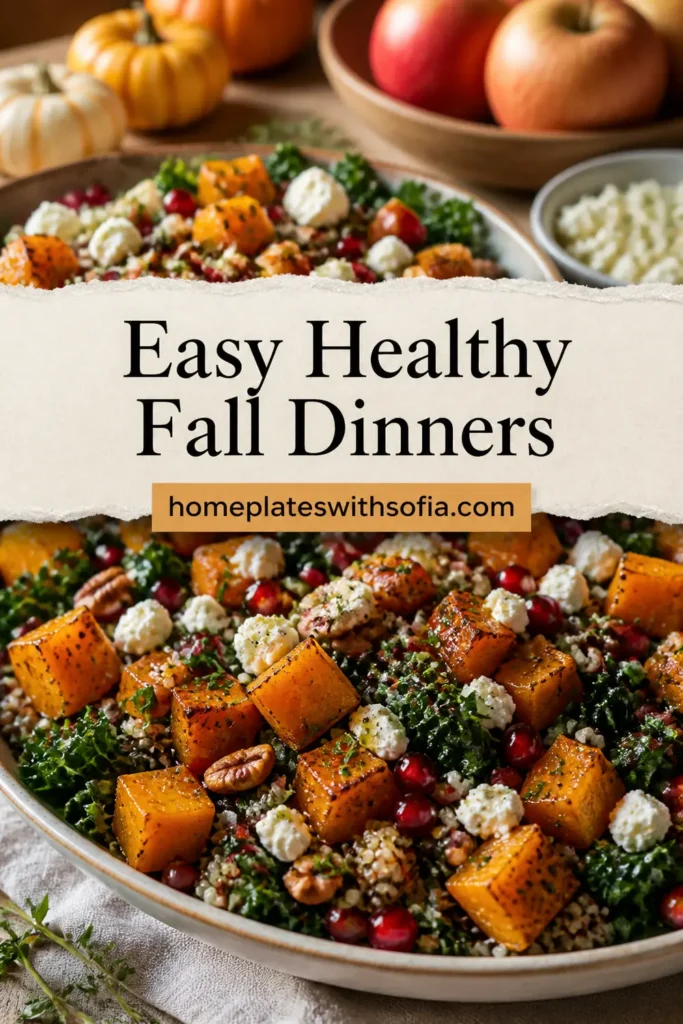 70+ Easy Healthy Fall Dinners