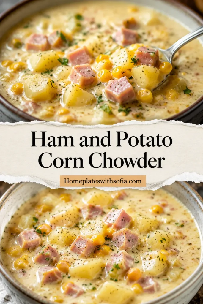 Ham and Potato Corn Chowder