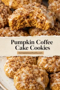 Pumpkin Coffee Cake Cookies