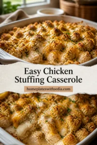 Easy Chicken Stuffing Casserole for a Cozy Family Dinner