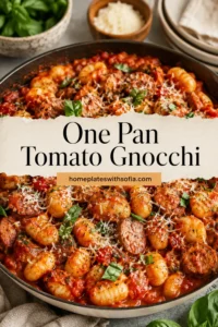 One Pan Tomato Gnocchi with Chicken Sausage | Ambitious Kitchen