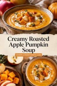 Creamy Roasted Apple Pumpkin Soup