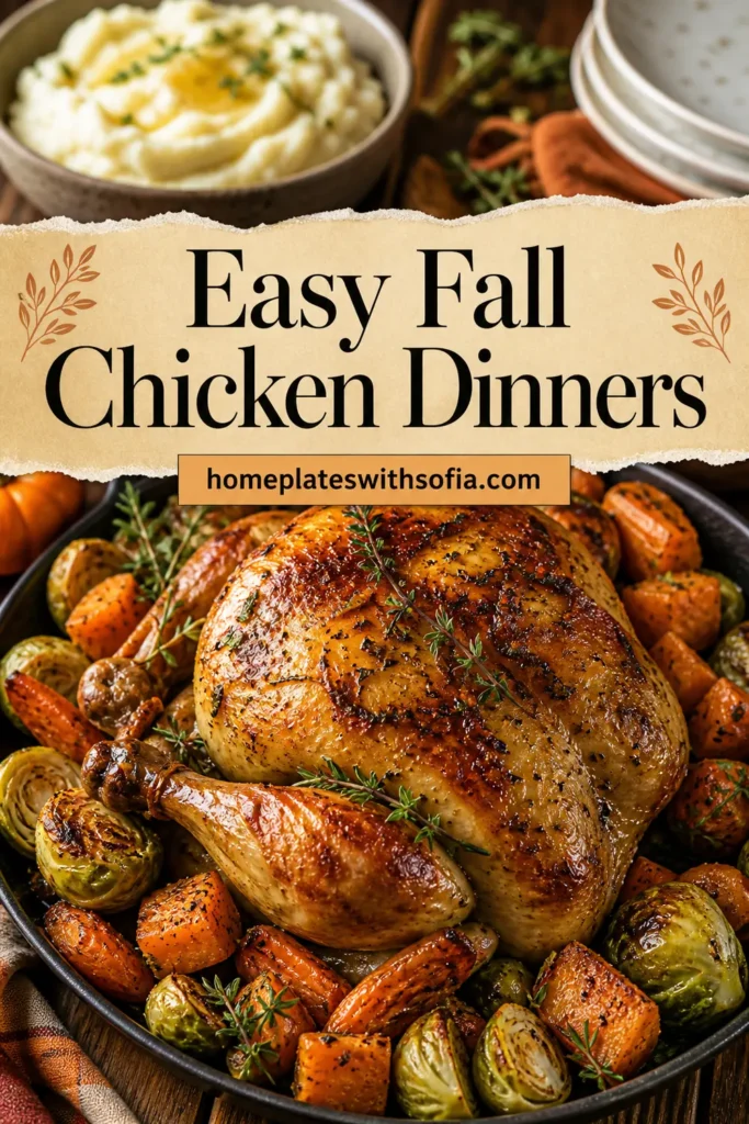 50 Easy Fall Chicken Dinner Recipes (cozy fall food ideas!)