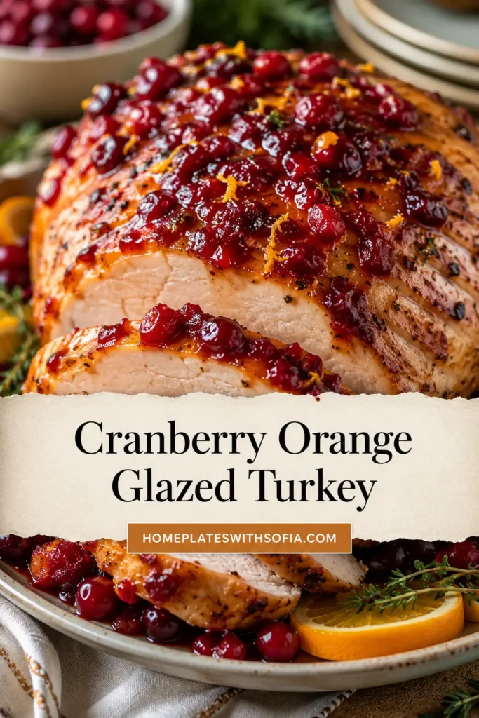 Perfect Cranberry Orange Glazed Turkey Breast for the Holidays