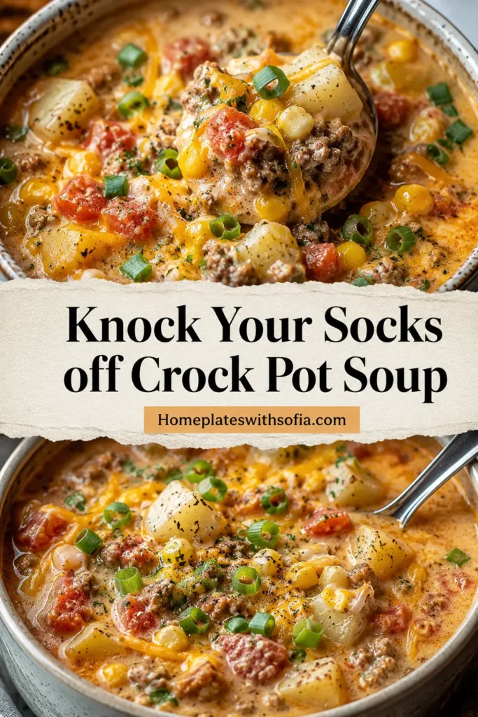 Knock Your Socks off Crock Pot Soup