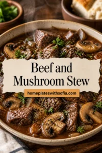 Beef and Mushroom Stew