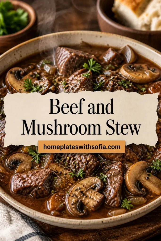 Beef and Mushroom Stew