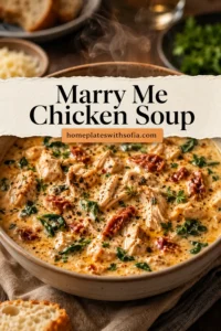 Rich, Creamy Marry Me Chicken Soup