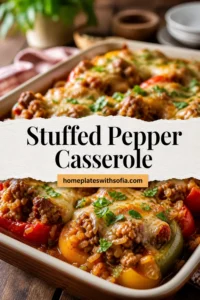 STUFFED PEPPER CASSEROLE
