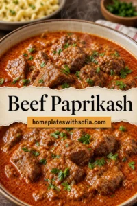 Beef Paprikash - The Jam Jar Kitchen