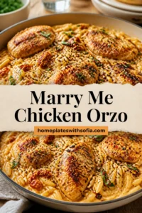 Marry Me Chicken Orzo in Just One Pan