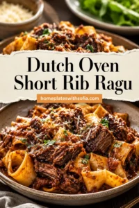 Dutch Oven Short Rib Ragu with Pappardelle
