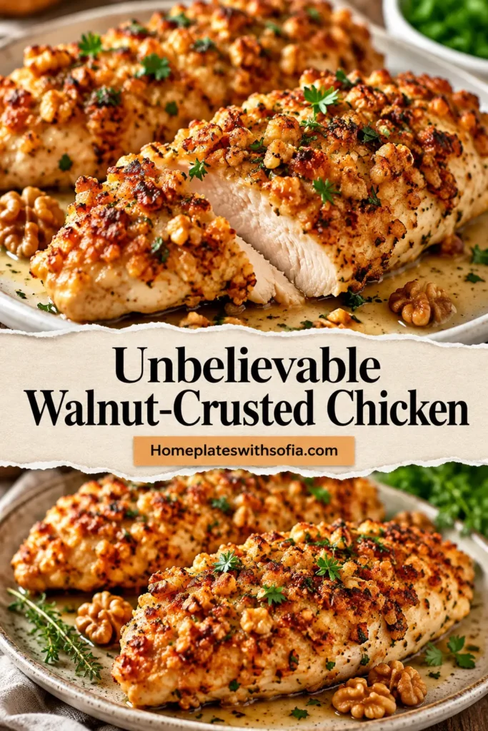 Unbelievable Walnut-Crusted Chicken