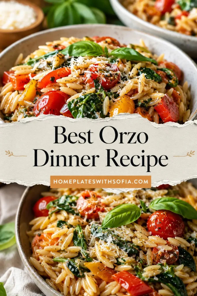 Best Orzo Dinner Recipe