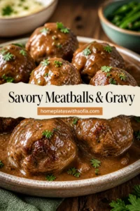Meatballs and Gravy