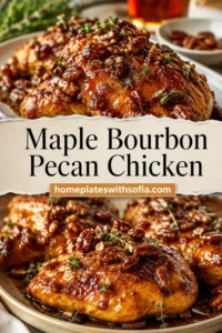 Maple Bourbon Pecan Chicken - Iowa Girl Eats