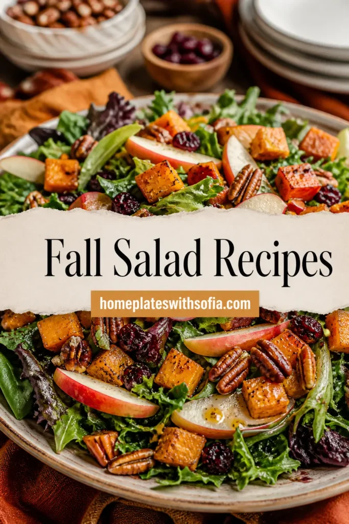 Fall Salad Recipes With Maple Vinaigrette