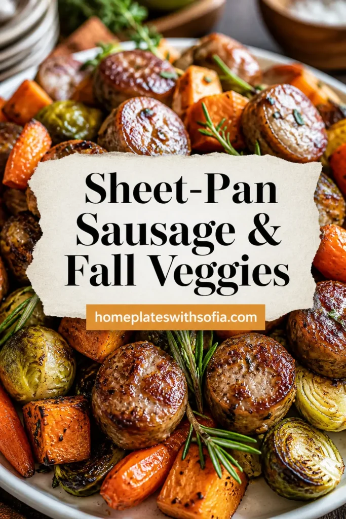 Sheet-Pan Sausage and Fall Veggies Recipe – Sheet Pan Dinner Recipe