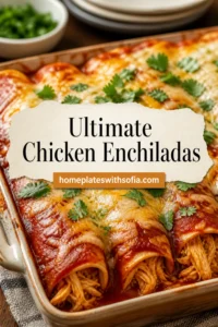 Ultimate Quick and Easy Chicken Enchiladas Recipe for Dinner!
