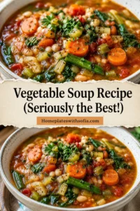 Vegetable Soup Recipe (Seriously the Best!)