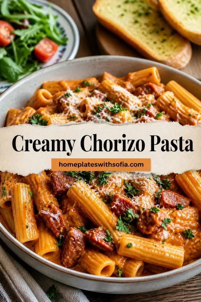 Creamy Chorizo Pasta