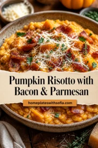 Pumpkin Risotto with Bacon & Parmesan - The Original Dish