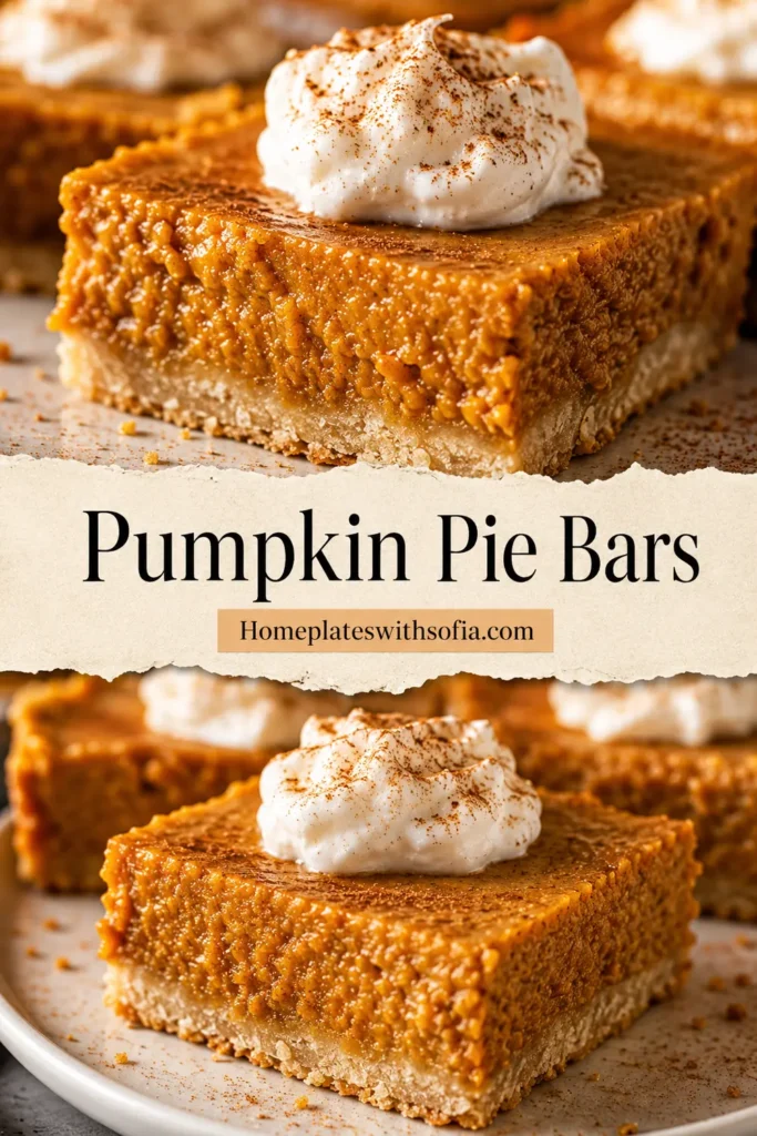 Pumpkin Pie Bars