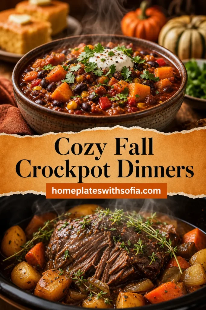 27 Cozy Fall Crockpot Dinners for Effortless Autumn Meals