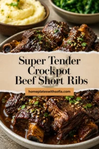 Super Tender Crockpot Beef Short Ribs