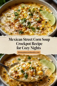 Mexican Street Corn Soup Crockpot Recipe for Cozy Nights