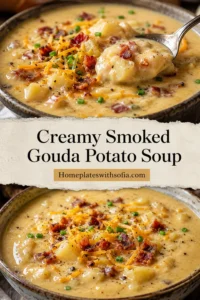 Creamy Smoked Gouda Potato Soup