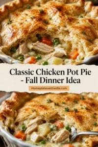 Classic Chicken Pot Pie - Fall Dinner Idea