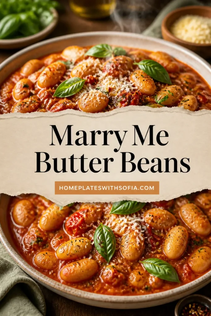 Tuscan "Marry Me" Butter Beans