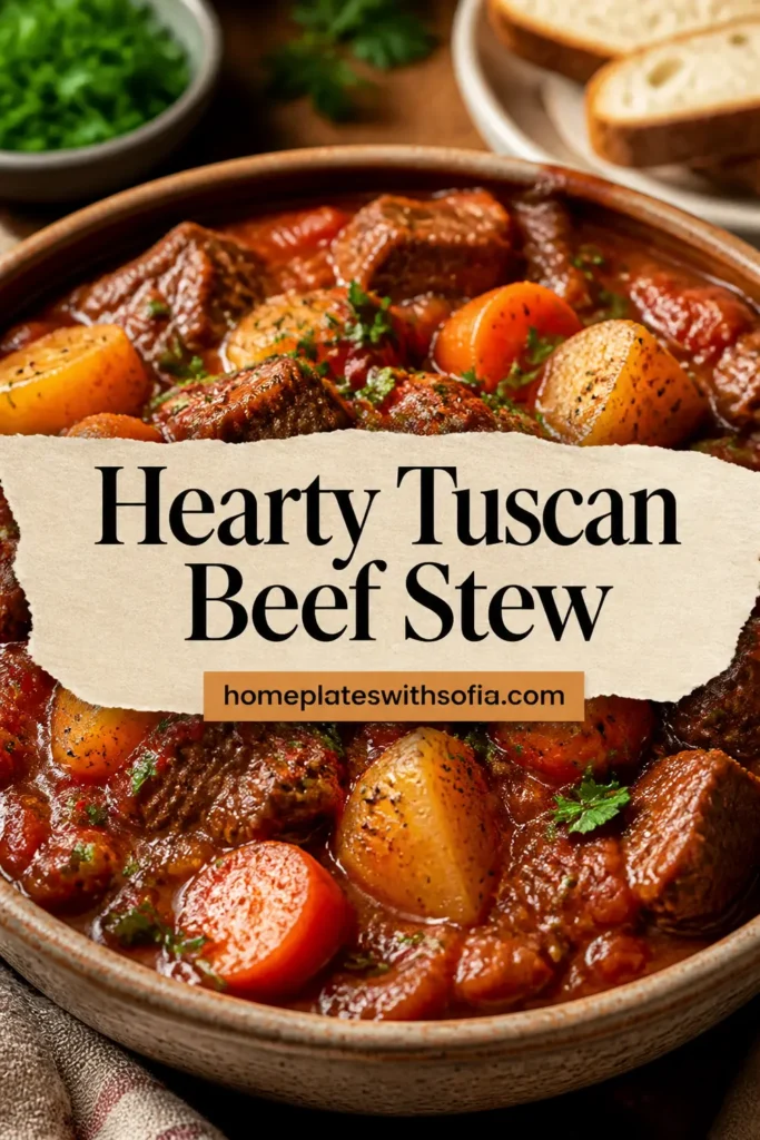Hearty Tuscan Beef Stew Recipe: Comfort in Every Bite