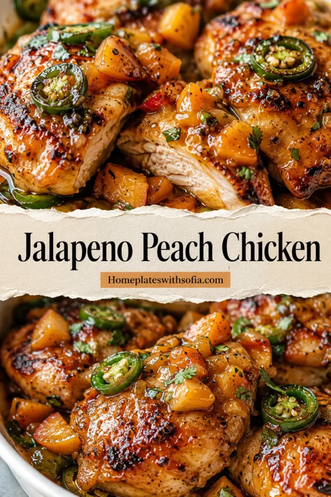Jalapeno Peach Chicken