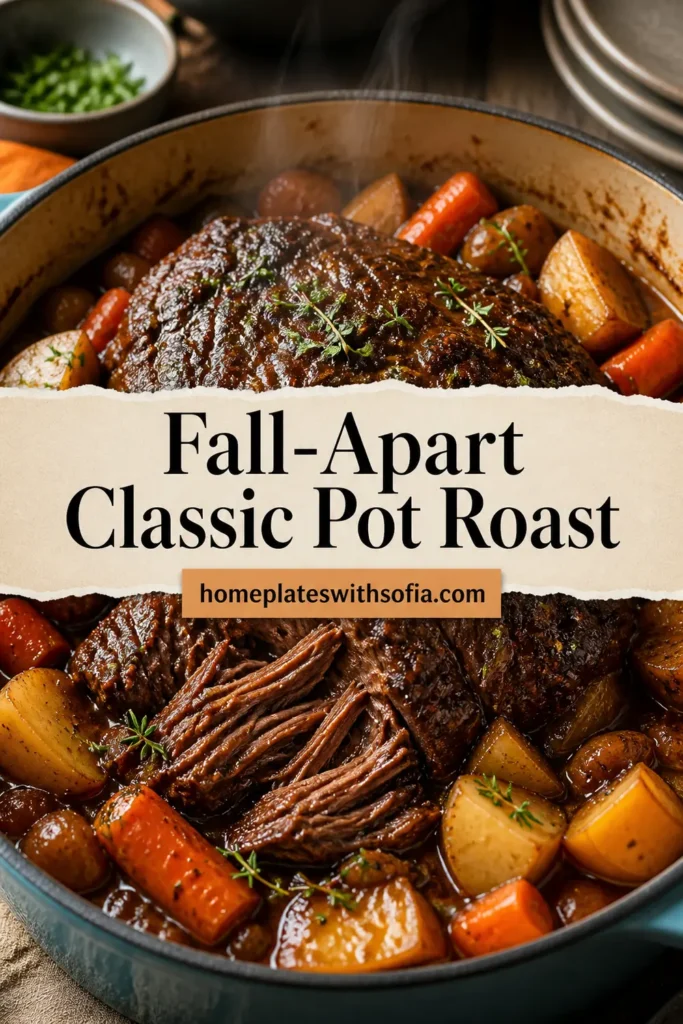 Fall-Apart Classic Pot Roast (Dutch Oven)