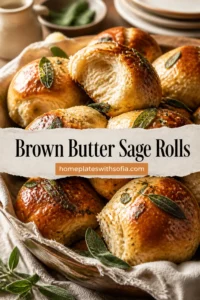 Brown Butter Sage Dinner Rolls