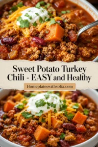Sweet Potato Turkey Chili - EASY and Healthy