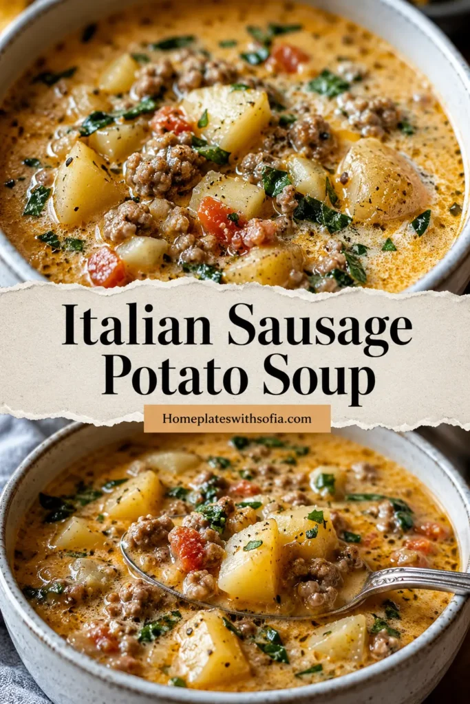 Italian Sausage Potato Soup