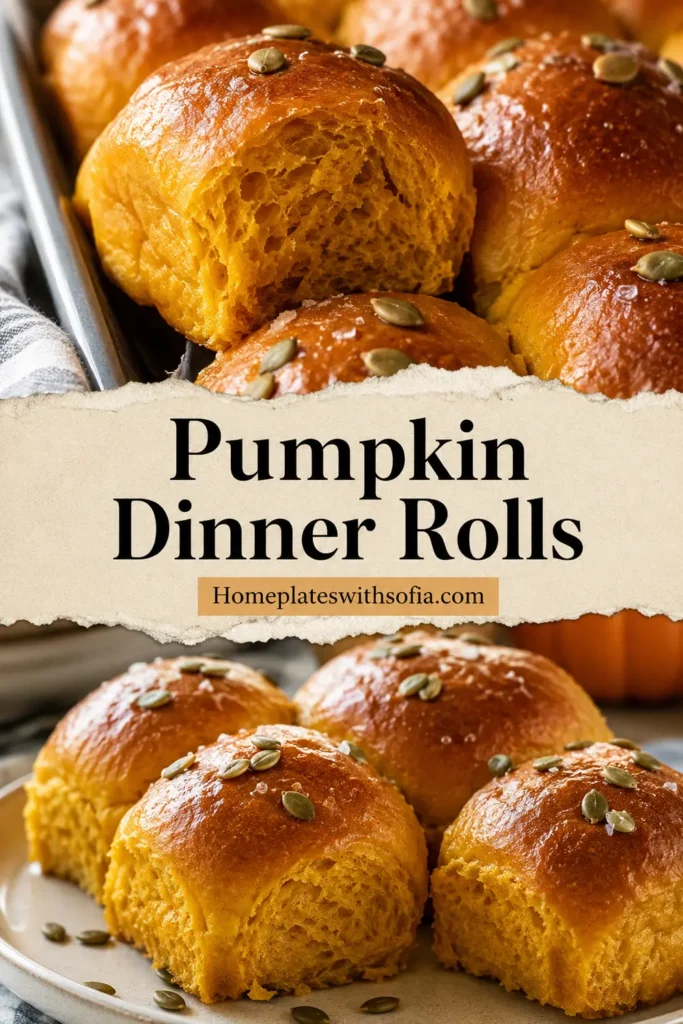Pumpkin Dinner Rolls