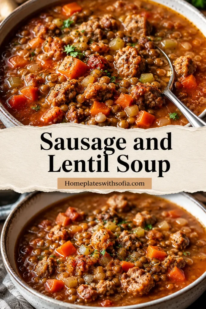 Sausage and Lentil Soup
