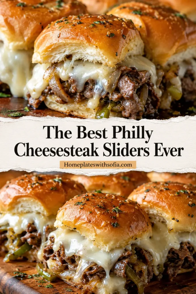 The Best Philly Cheesesteak Sliders Ever