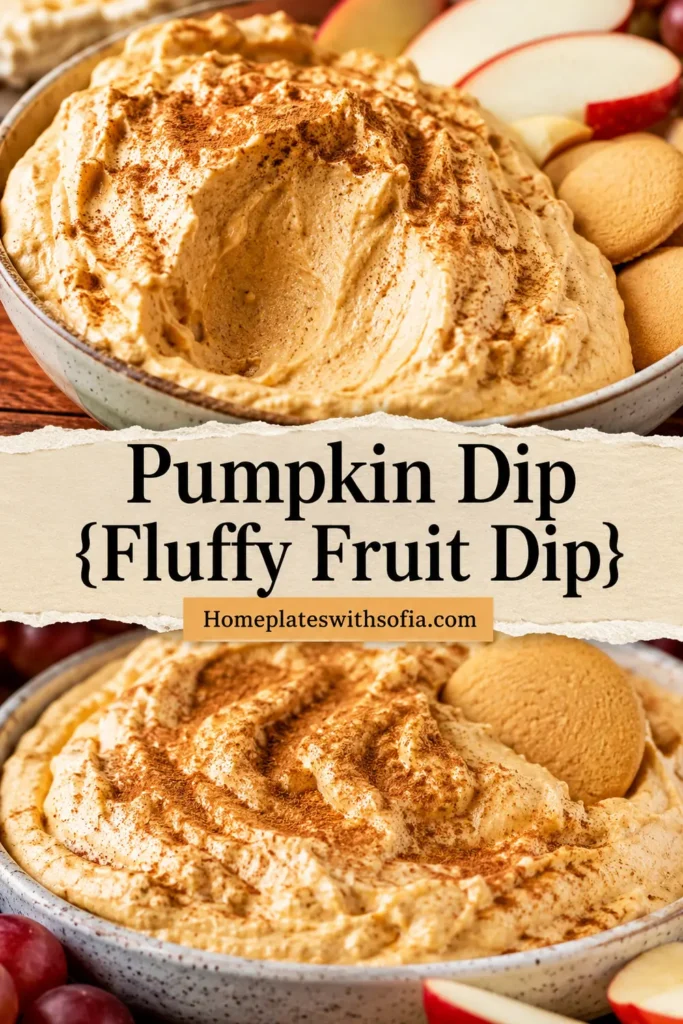 Pumpkin Dip {Fluffy Fruit Dip}